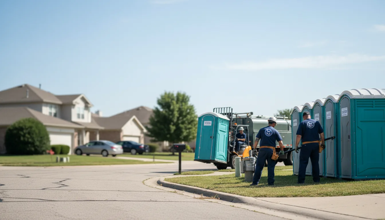 Porta Potty Rental in Cordova, IL near me